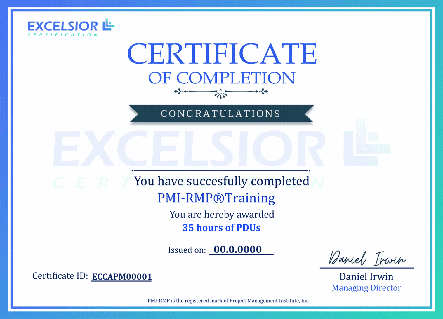 PMI -RMP Certification