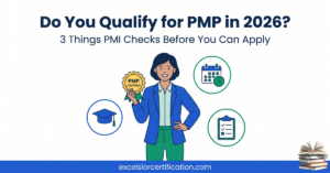 PMP certification eligibility requirements 2026 showing education, experience, and training criteria by PMI